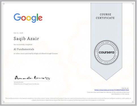 Google AI Fundamentals